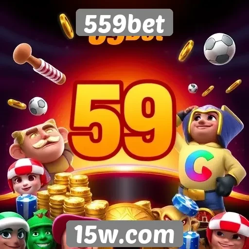 Variedade de jogos disponíveis na 559bet